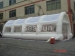 Clear inflatable tunnel tent