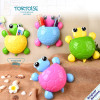 Tortoise Toothbrush Holder 4 Colors Cartoon Suction Hook Toothbrush Rack Wall Suction Holder Bathroom Sets