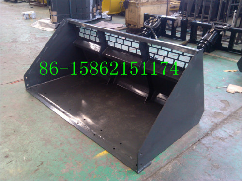 China skid steer loader snow bucket