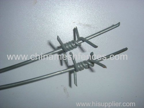 Cheap Hot-dip galvanized or PVC coated barbed wire in coils 