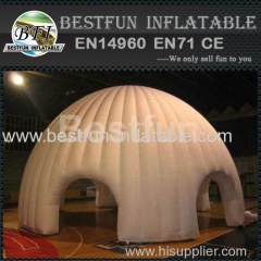 white entrance inflatable igloo