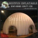 white entrance inflatable igloo