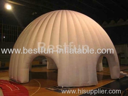 white oxford cloth inflatable dome party tent