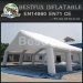 White inflatable wedding tent
