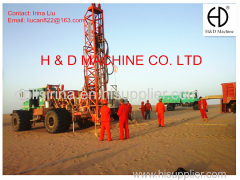 Sseismic shot hole truck mounted drilling rig