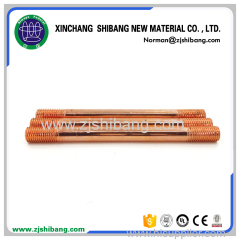 High Voltage Pure Threaded Copper Clad Steel Ground Rod
