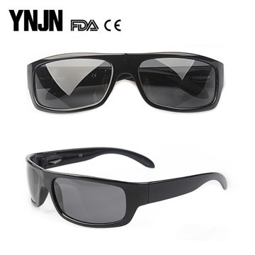 China YNJN black plastic frame cycling sport sun glasses man