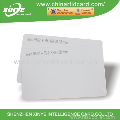 RFID card with 2 chips