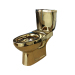 Modren gold plating two piece toilet bowl