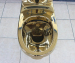 Modren gold plating two piece toilet bowl