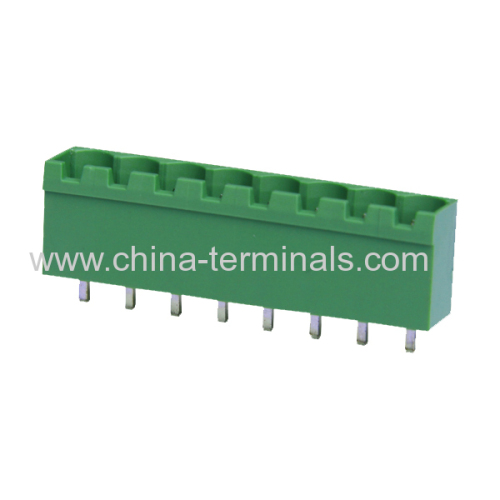 Plug-in terminal block for PCB