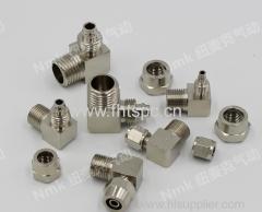 Quick bend right angle elbow brass fttings
