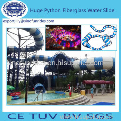 Python fiberglass water slide for sale