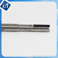 Diamond tool Single Cutting Edge Straight Flute Polishing Tool for Acrylic sheet veneer plasticsD9*L20*D9.525*80