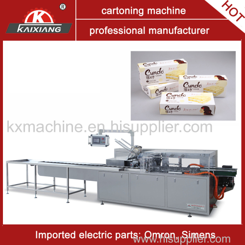 chocolate pie Carton Packaging Machine