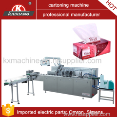 Facial Tissue Cartoning Machine