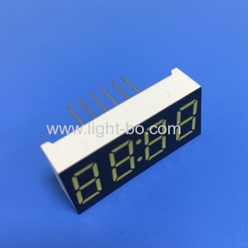 Ultra white 4 digits 0.36 common anode 7 segment led clock display for STB / Oven Timer