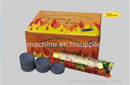 33/40mm diameter Golden River Round Charcoal Tablets for shisha and hookah