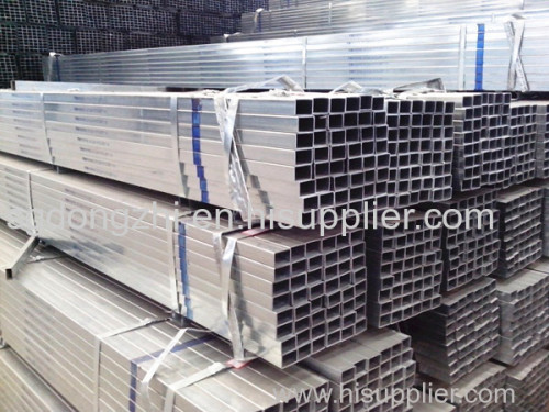 BS1387 hot dip galvanized rectangular steel pipe