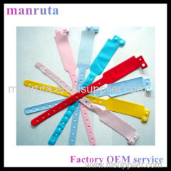 ISO18000-6C UHF 860-960MHz PVC rfid wristband for hospital manufacture