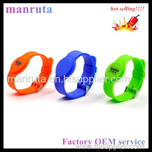 rfid Silicone wristband Tag RFID UHF wristband access card rfid wristband alien H3 chip factory price