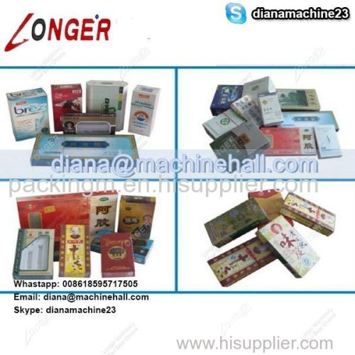 Commercial Cigarettes Box Cellophane Packaging Machine|Small Box Transparent Film Wrapping Machine