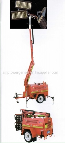 light tower generatorled trailer