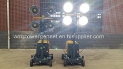 construction emergency trolley portable light tower