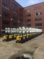 Portable light tower rentals city night construction engineering machinery emergency lighting trolley