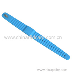 Silicone RFID Wristband/ Bracelet/ Watch Tag with I CODESLI Chip
