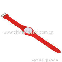 Silicone RFID Wristband/ Bracelet/ Watch Tag with I CODESLI Chip