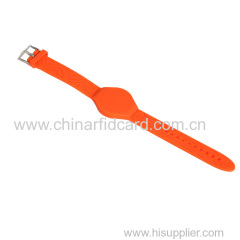 Silicone RFID Wristband/ Bracelet/ Watch Tag with I CODESLI Chip