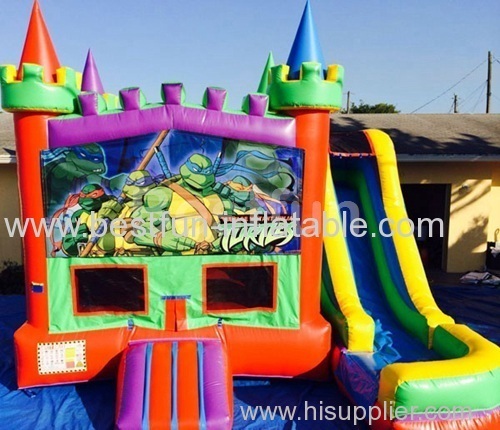 5 in 1 bounce house ninja turtles castle