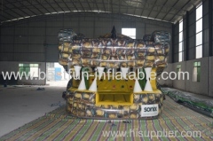 Inflatable crocodile adventure obstacle course