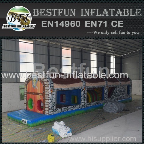 giant inflatable running obstacle