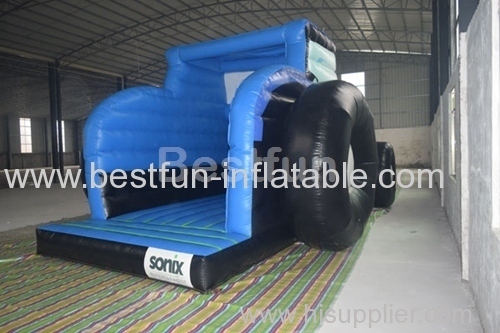 Jumping Inflatable tractor house