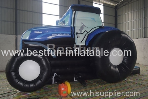 Jumping Inflatable tractor house