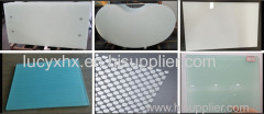 the silk-screen and roller printed toughened glass for furniture