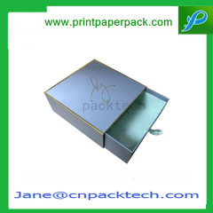 Custom Drawer Paper Box Wigs and Hair Product Packaging Garment Cosmetic Box Gift Packing Box