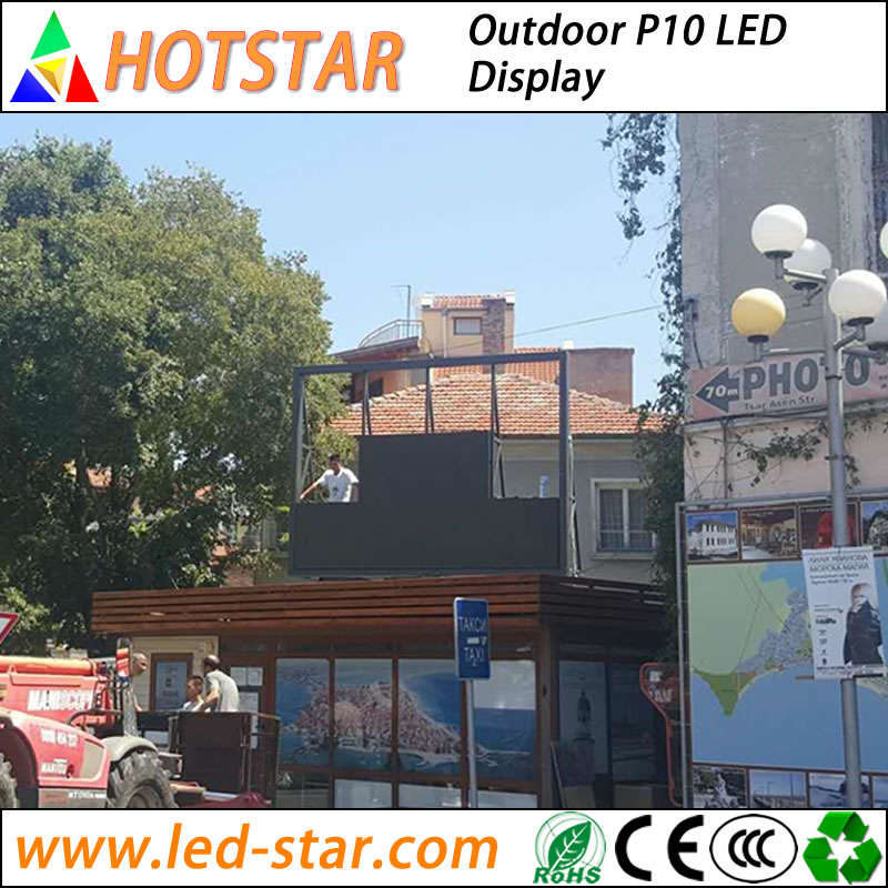 Outdoor P10 LED Display in Bulgaria