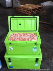 Rotational molded insulation containers