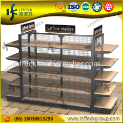 Commercial grocery store gondola shelves for sale