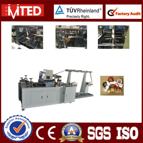 High Speed Automatic Round Rope Paper Twisted Handle Making Machine With Ten Meter Working Platform
