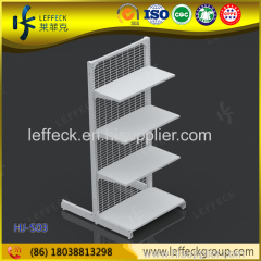 Wire supermarket gondola shelving unit display racks for supermarket