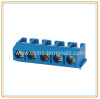 right angle pitch 5.0mm blue color pcb terminal block