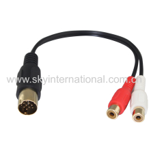 Aux Input Cable For Kenwood To Ipod Iphone Xm Sirius Mp3 Rca