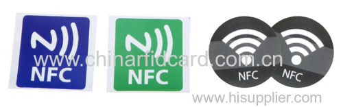 13.56mhz passive security tag disposable rfid nfc sticker