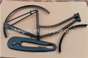 26-24 steel lady frame fork chaincover and mudguard bicycle parts