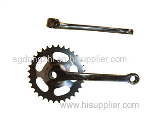 steel CP or ED square hole round hole chainwheel and crank bicycle parts wholesale