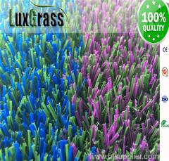 Fantastic High Density Artificial Grass Landscaping Coloured Artificial Turf PE Material